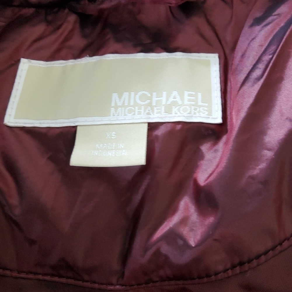 Michael Kors Women's Hooded Puffer Coat/ Jacket Size XS - Picture 5 of 7